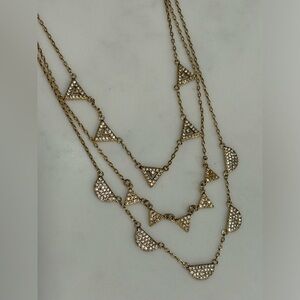 Stella & Dot Gold Layered Necklace